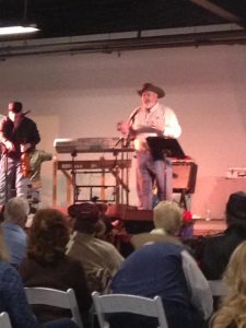 me sharing at cowboy Church in Kennewick 18